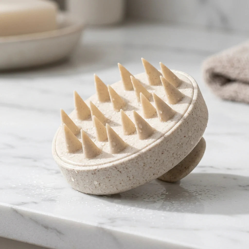 Brosse Souple de Massage du Cuir Chevelu